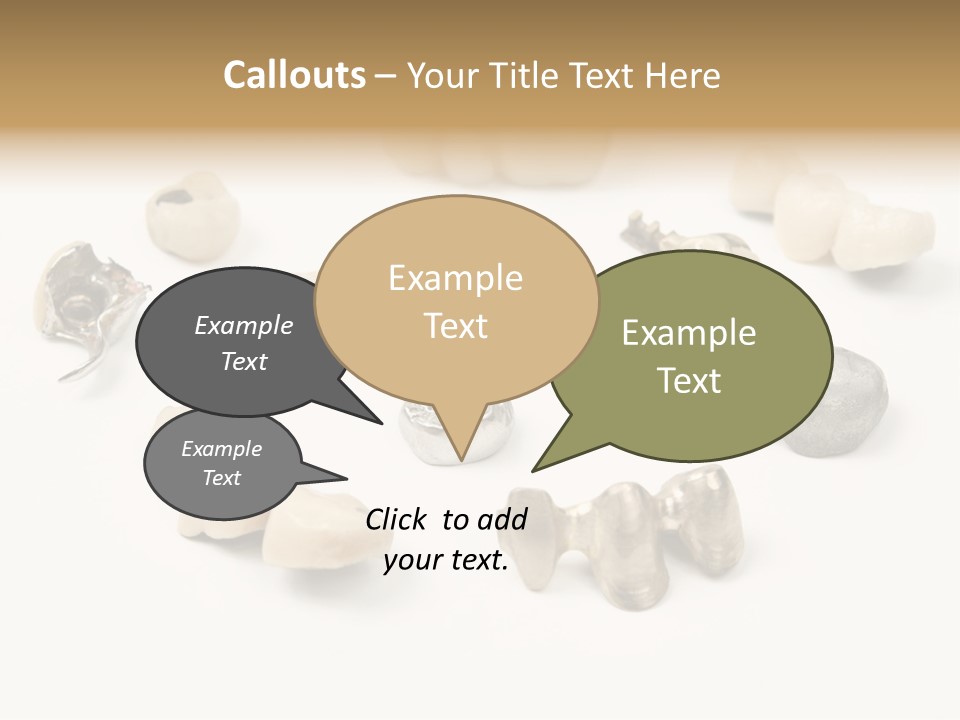 Scrap Teeth Dentist PowerPoint Template