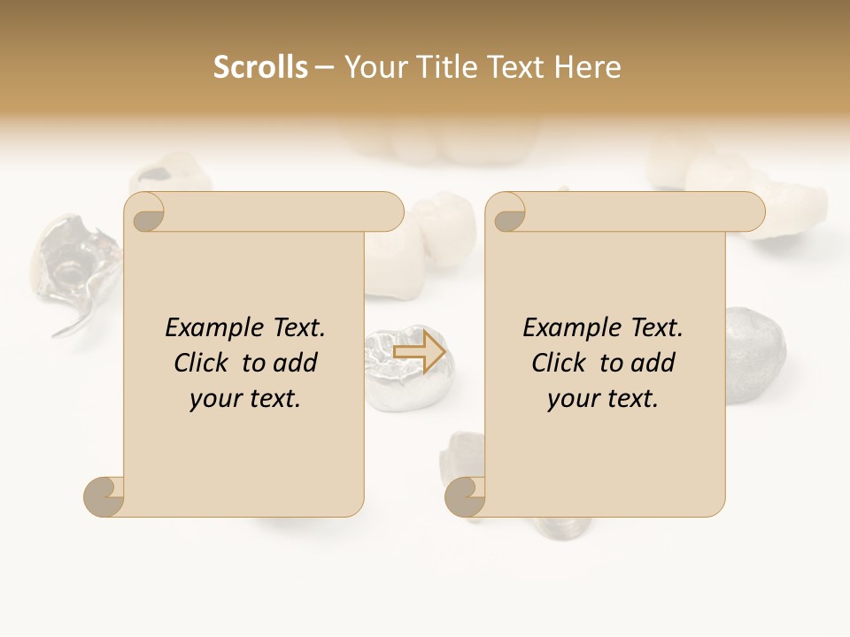 Scrap Teeth Dentist PowerPoint Template