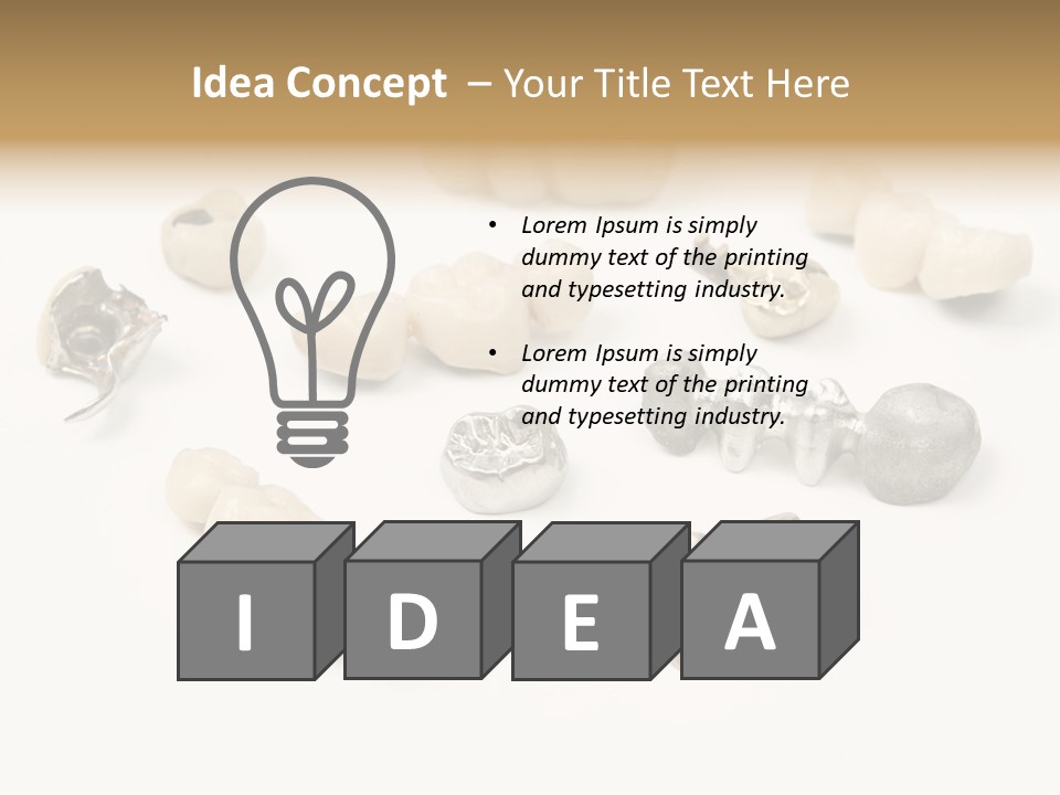 Scrap Teeth Dentist PowerPoint Template