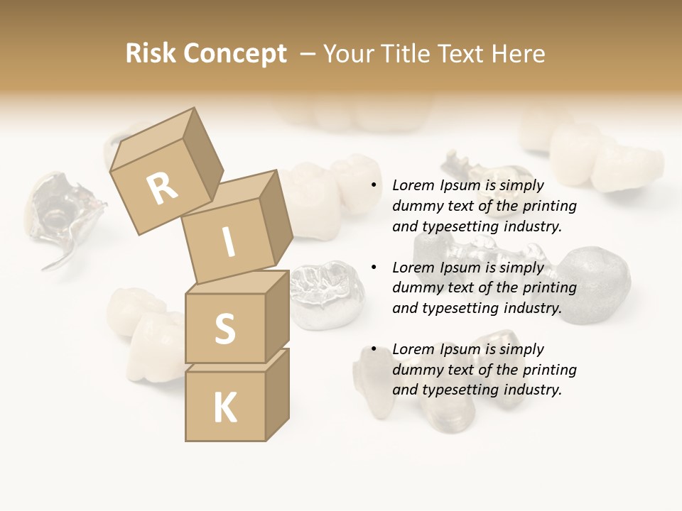 Scrap Teeth Dentist PowerPoint Template