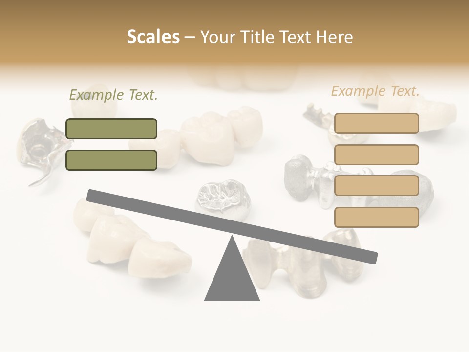 Scrap Teeth Dentist PowerPoint Template