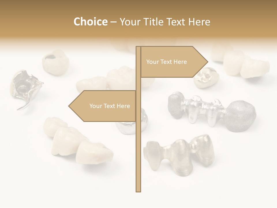Scrap Teeth Dentist PowerPoint Template