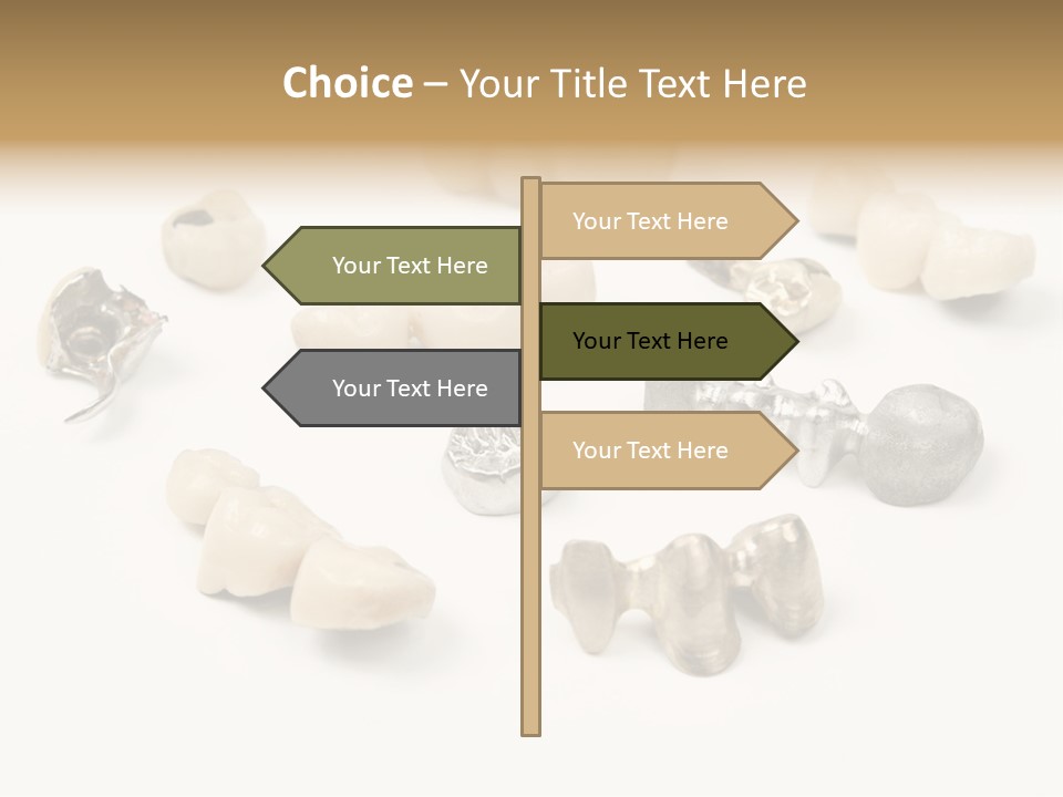 Scrap Teeth Dentist PowerPoint Template