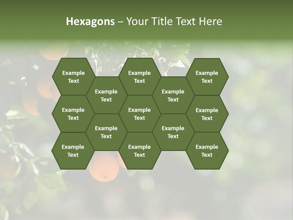 Orange Sweet Leaves PowerPoint Template