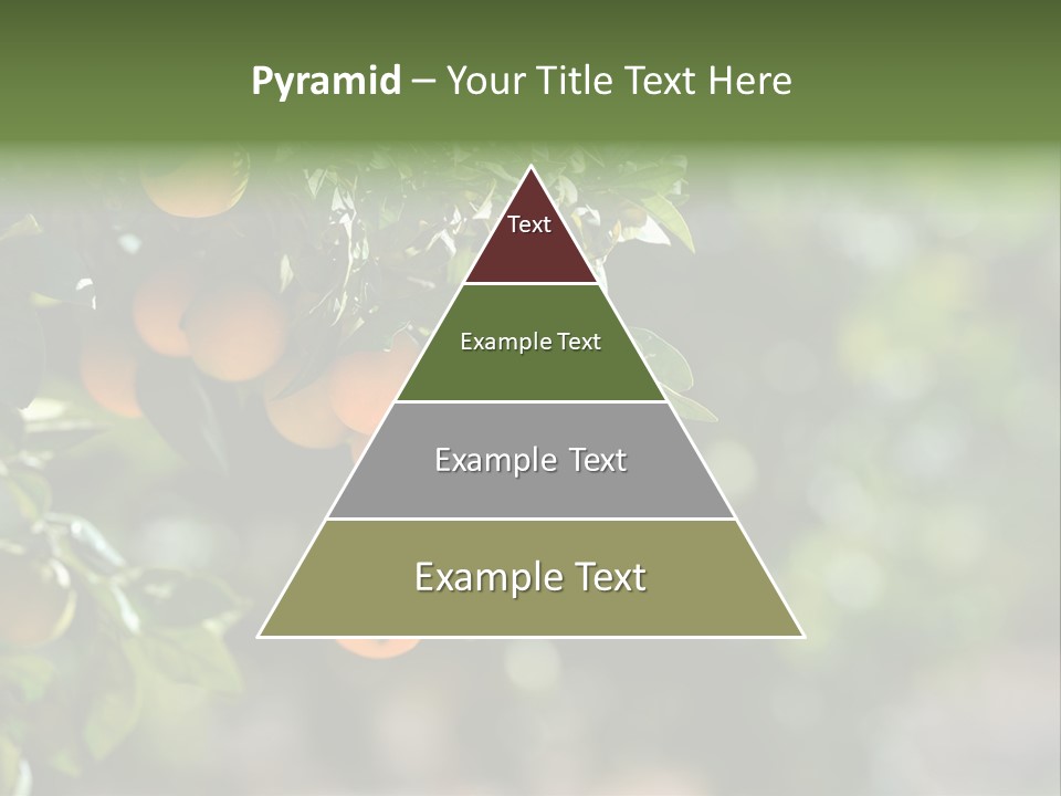 Orange Sweet Leaves PowerPoint Template