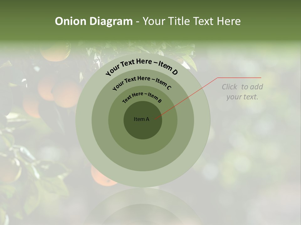 Orange Sweet Leaves PowerPoint Template