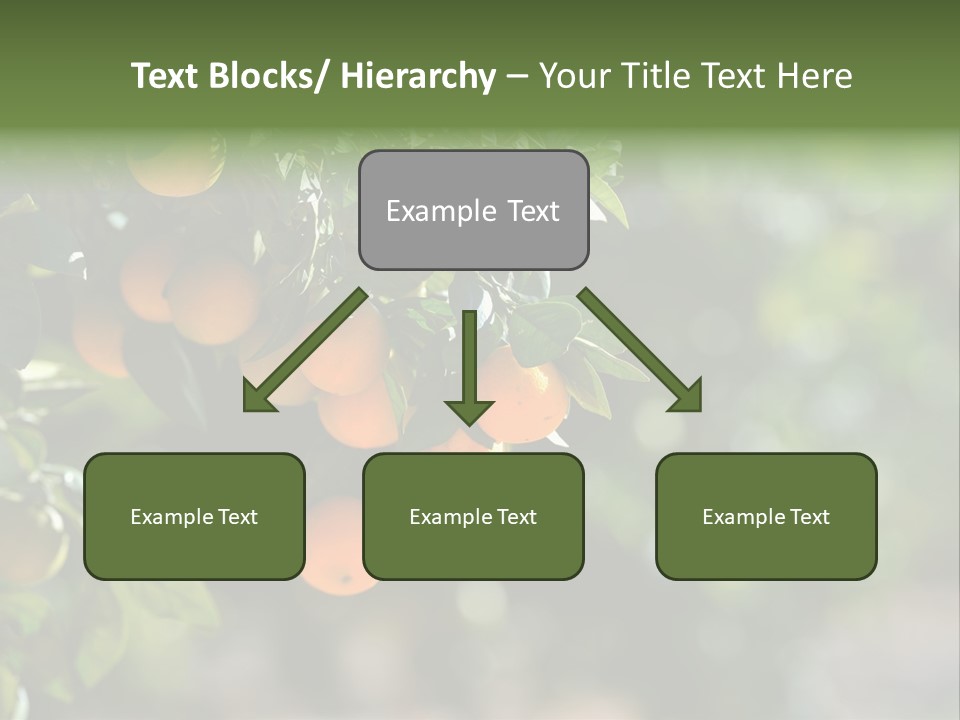Orange Sweet Leaves PowerPoint Template