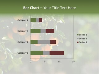 Orange Sweet Leaves PowerPoint Template