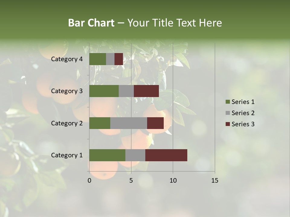 Orange Sweet Leaves PowerPoint Template