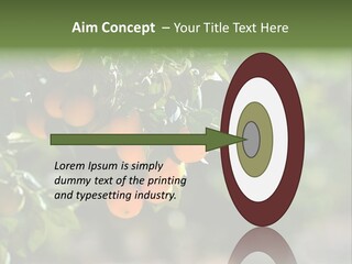 Orange Sweet Leaves PowerPoint Template