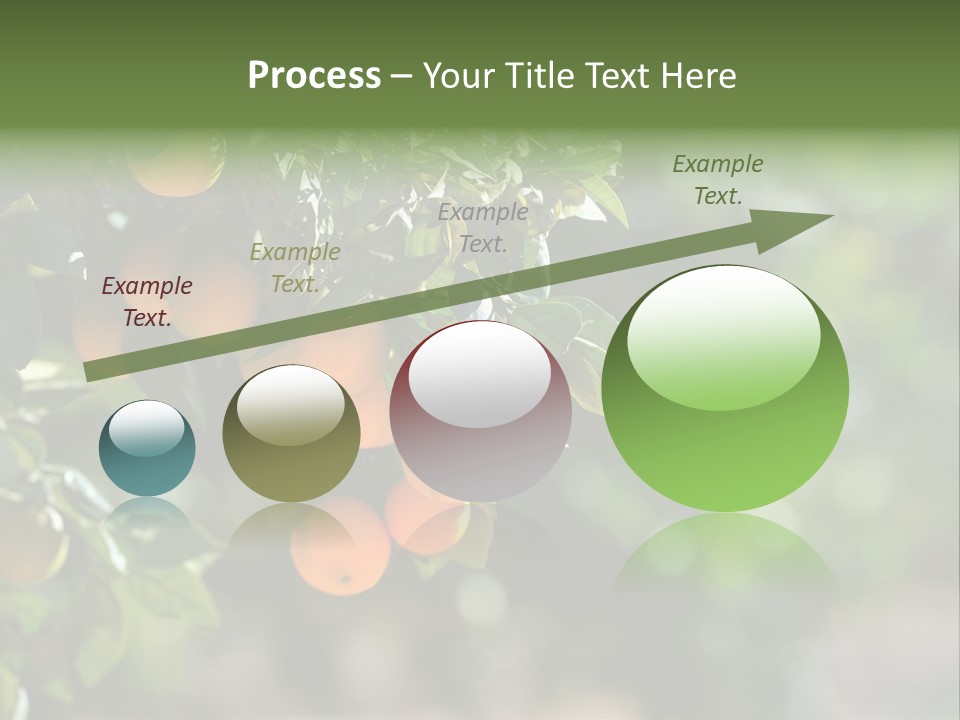 Orange Sweet Leaves PowerPoint Template