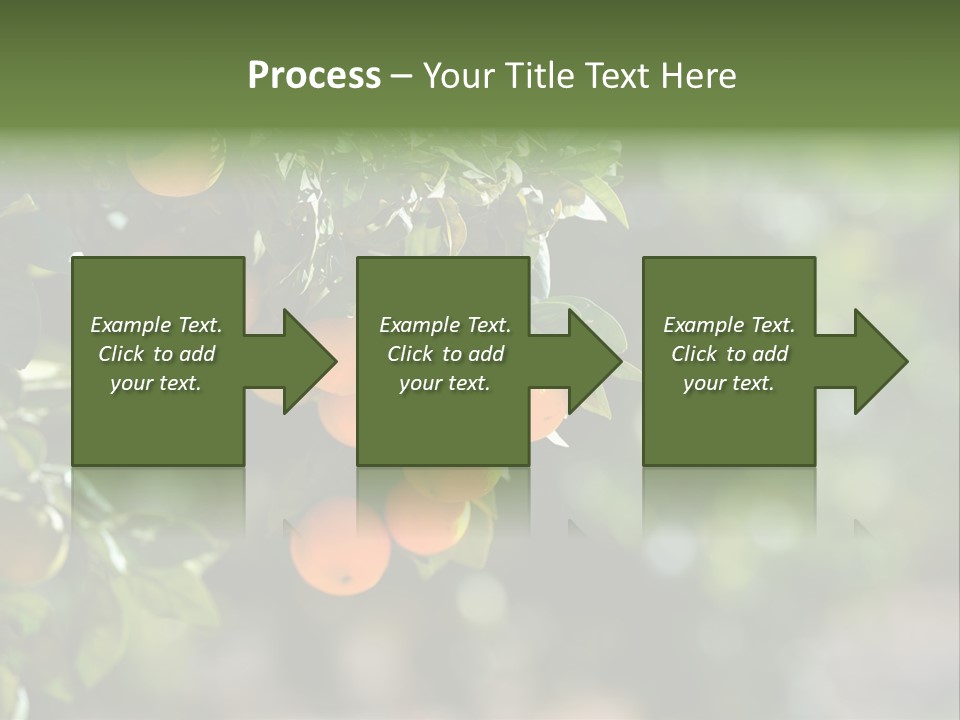 Orange Sweet Leaves PowerPoint Template