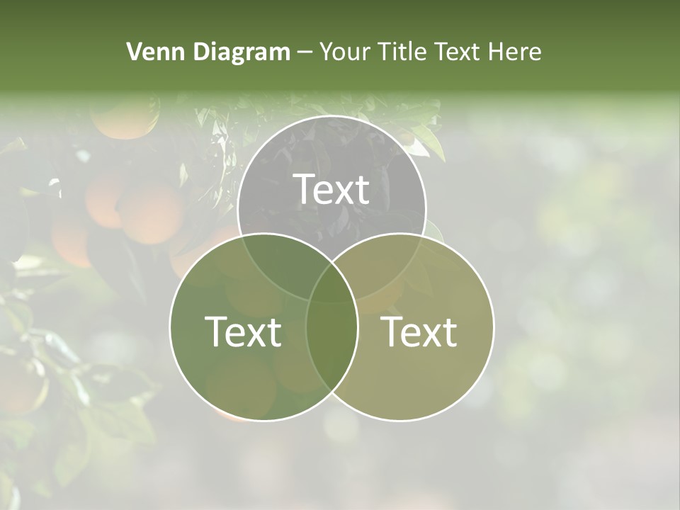 Orange Sweet Leaves PowerPoint Template