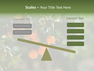Orange Sweet Leaves PowerPoint Template