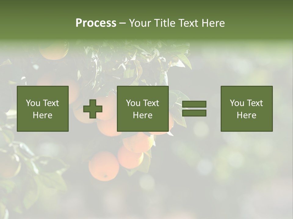 Orange Sweet Leaves PowerPoint Template