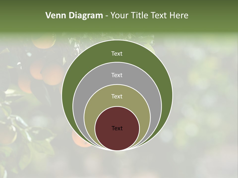 Orange Sweet Leaves PowerPoint Template