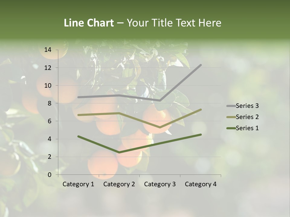 Orange Sweet Leaves PowerPoint Template