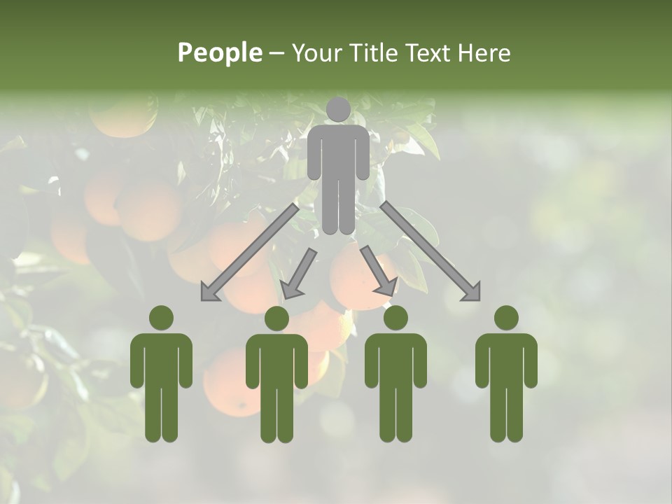 Orange Sweet Leaves PowerPoint Template