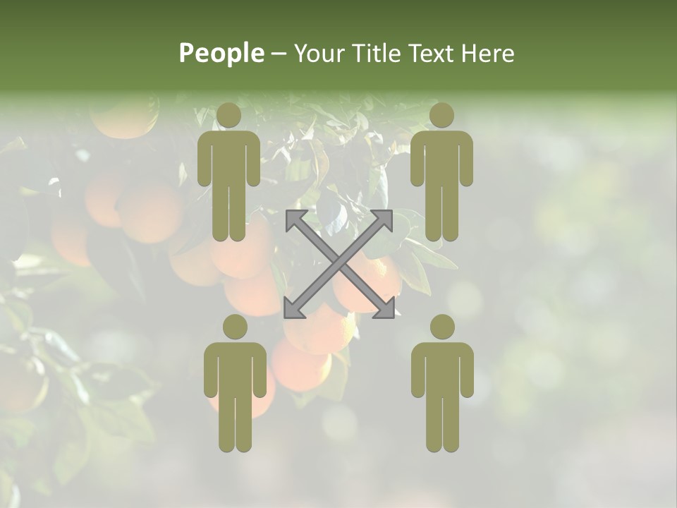 Orange Sweet Leaves PowerPoint Template