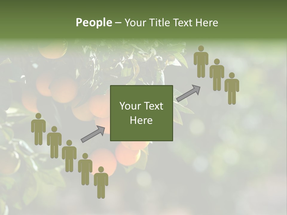 Orange Sweet Leaves PowerPoint Template