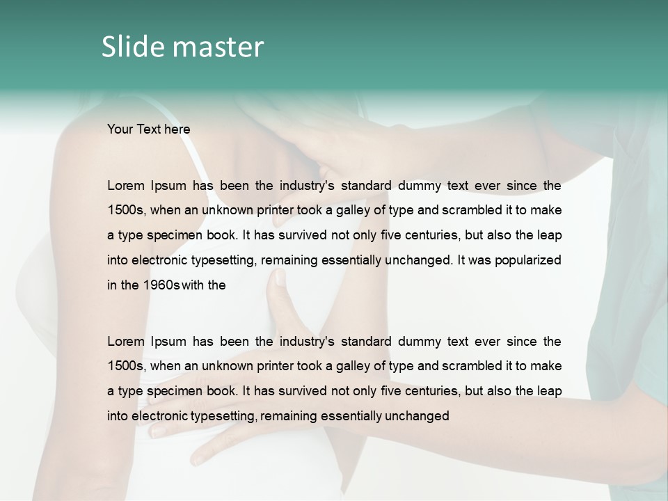 Control Spine Therapist PowerPoint Template
