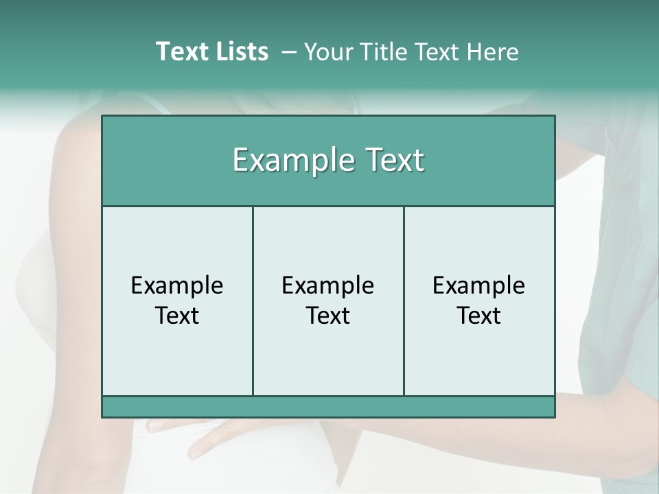 Control Spine Therapist PowerPoint Template