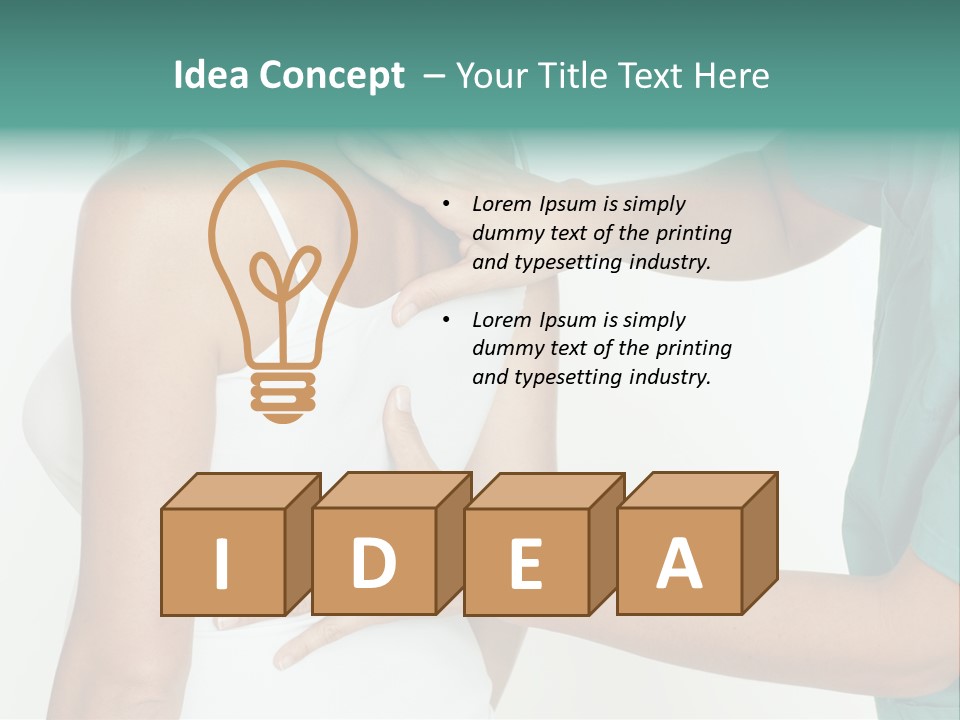 Control Spine Therapist PowerPoint Template