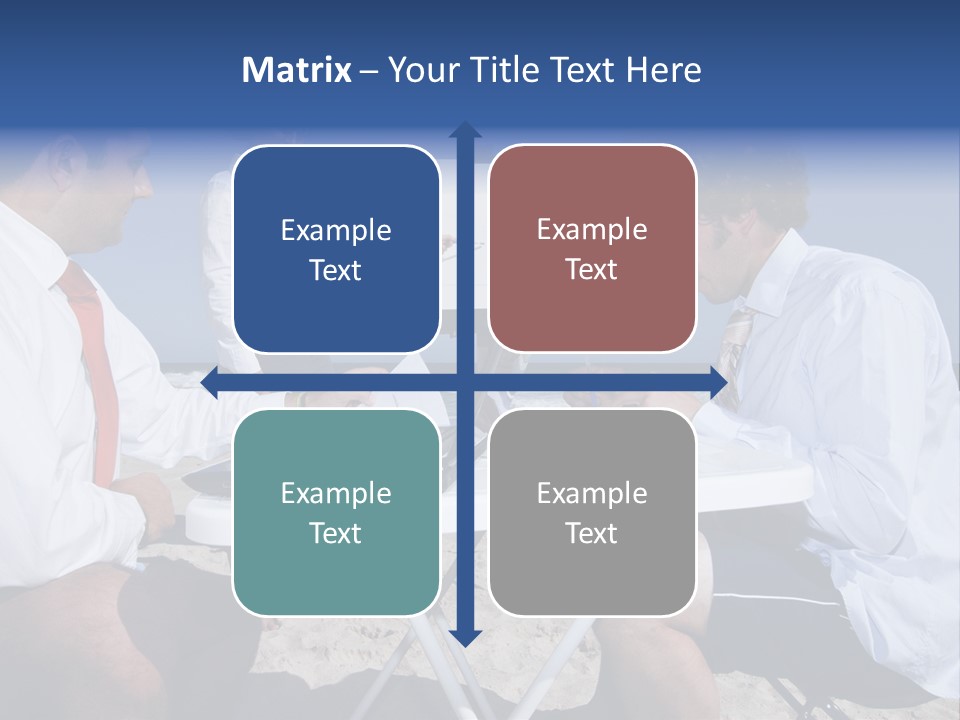 Computer Finance Team PowerPoint Template