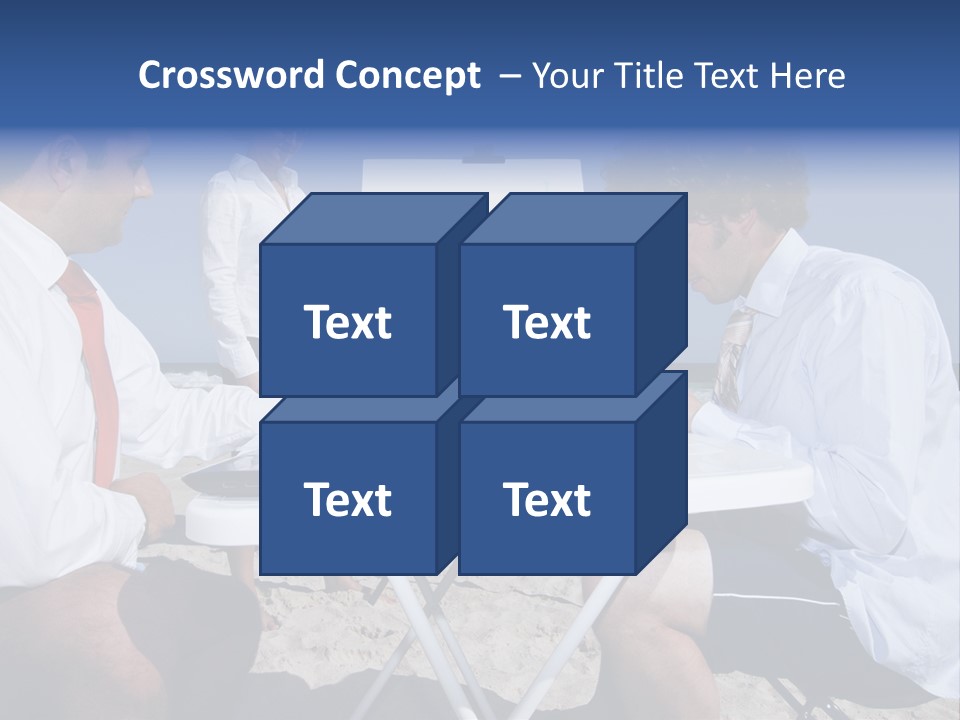 Computer Finance Team PowerPoint Template