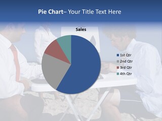 Computer Finance Team PowerPoint Template