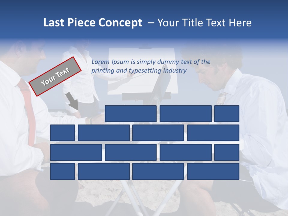 Computer Finance Team PowerPoint Template