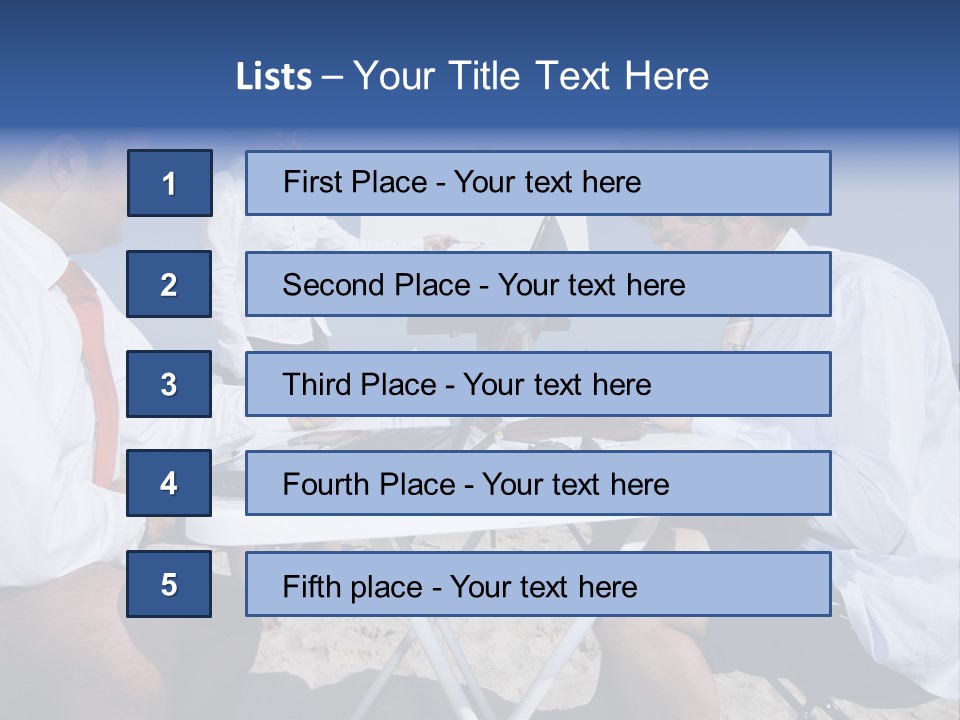 Computer Finance Team PowerPoint Template