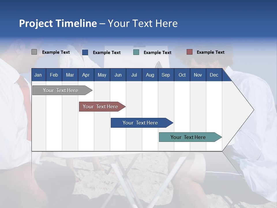 Computer Finance Team PowerPoint Template