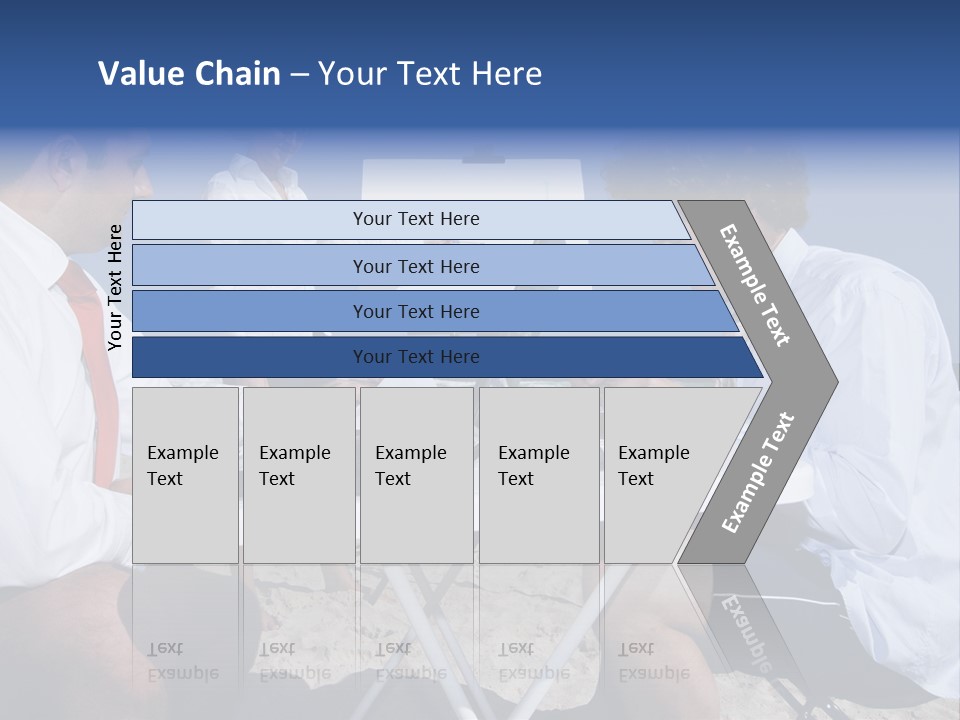 Computer Finance Team PowerPoint Template