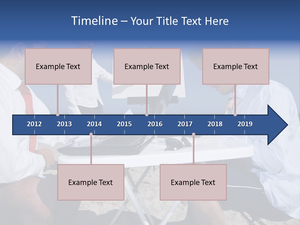 Computer Finance Team PowerPoint Template