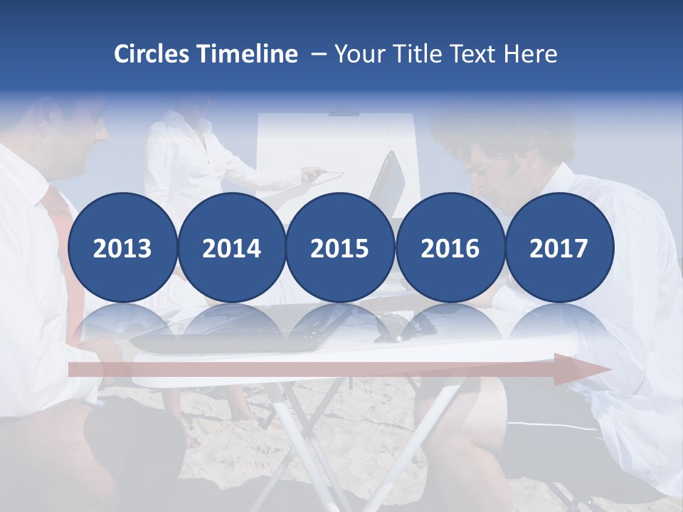 Computer Finance Team PowerPoint Template