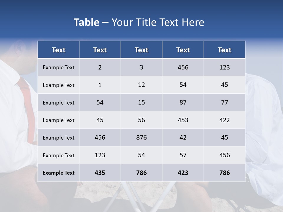 Computer Finance Team PowerPoint Template