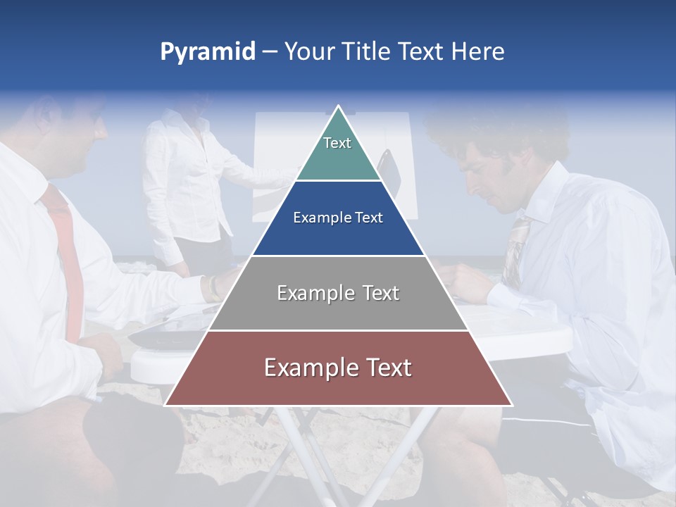 Computer Finance Team PowerPoint Template
