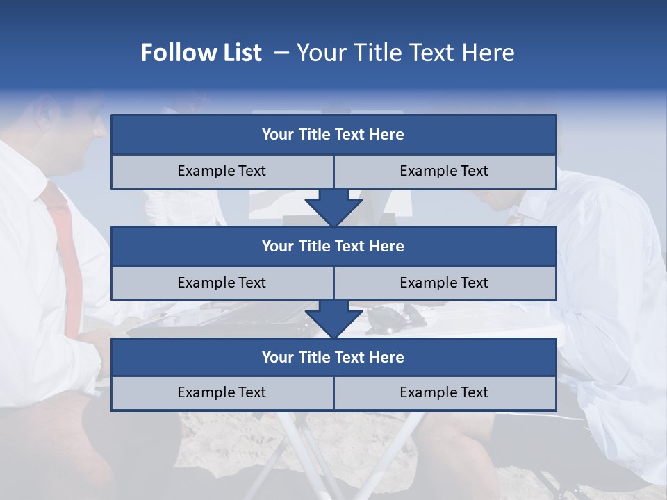 Computer Finance Team PowerPoint Template