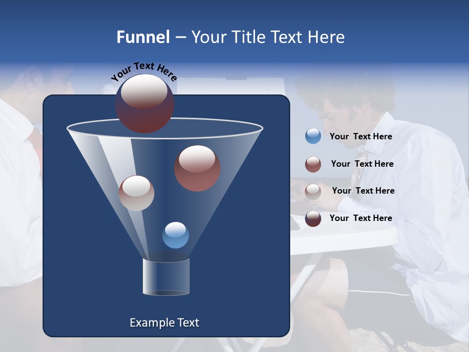 Computer Finance Team PowerPoint Template
