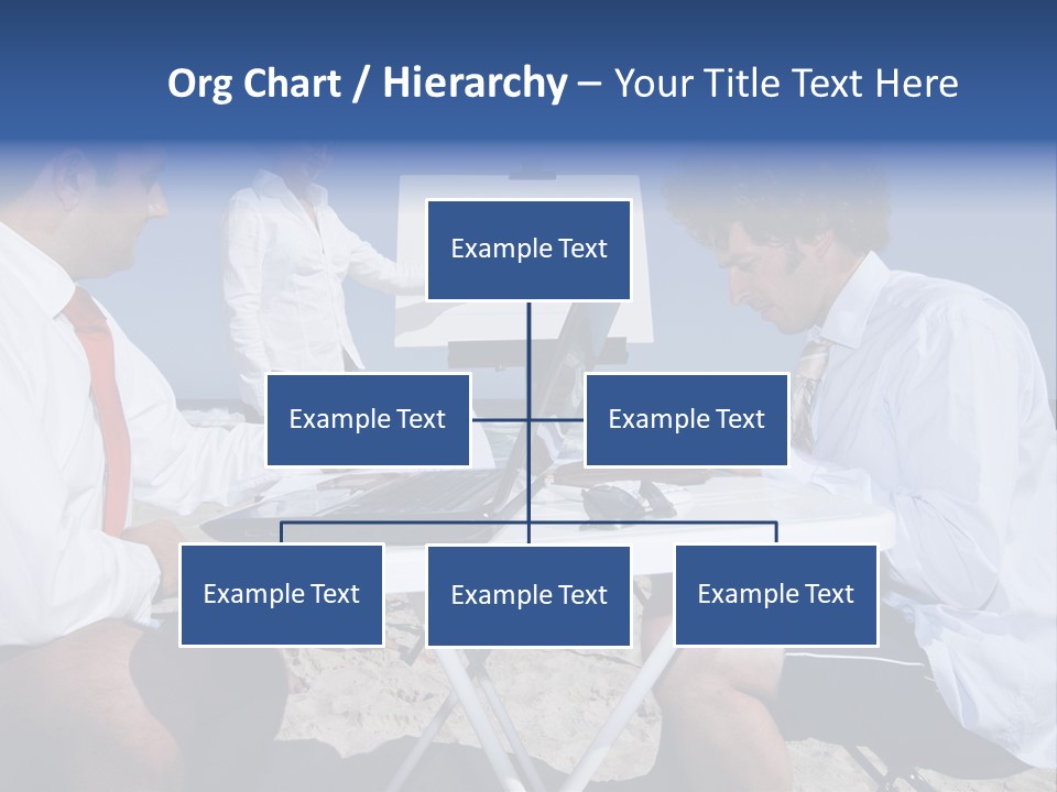 Computer Finance Team PowerPoint Template