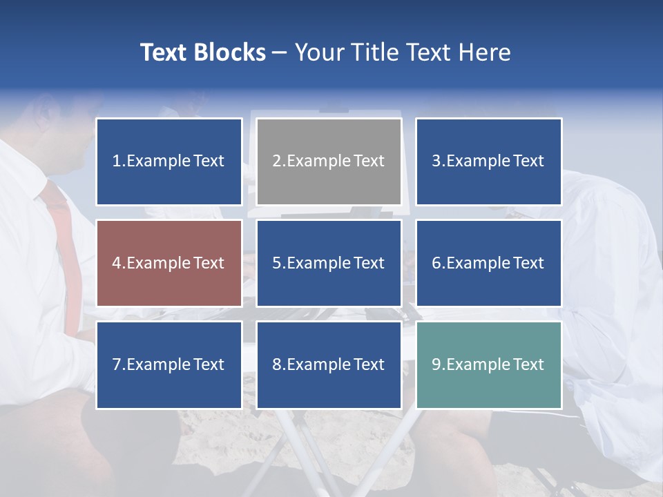 Computer Finance Team PowerPoint Template