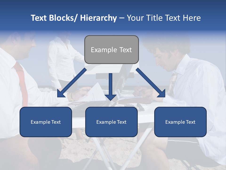 Computer Finance Team PowerPoint Template