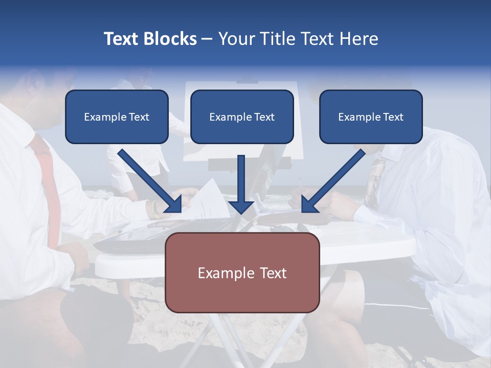 Computer Finance Team PowerPoint Template