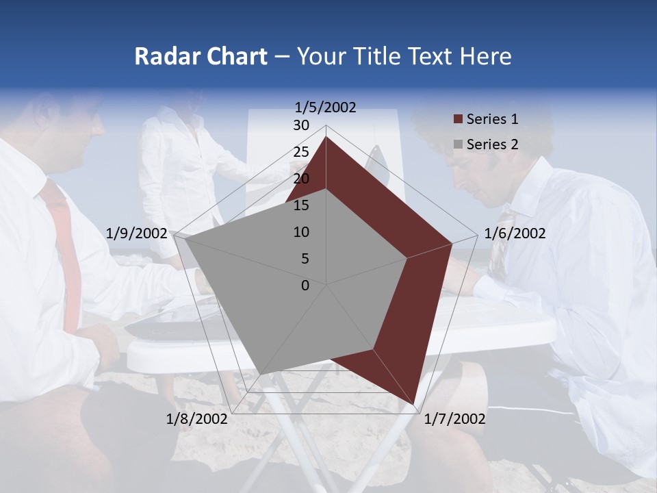 Computer Finance Team PowerPoint Template
