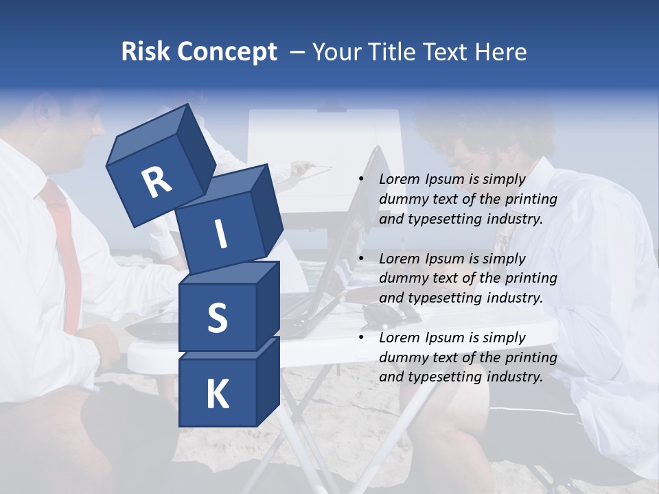 Computer Finance Team PowerPoint Template