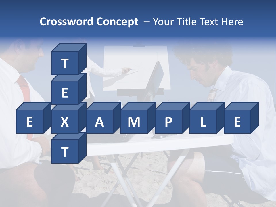 Computer Finance Team PowerPoint Template