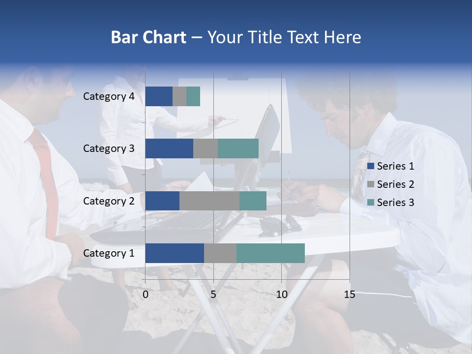 Computer Finance Team PowerPoint Template