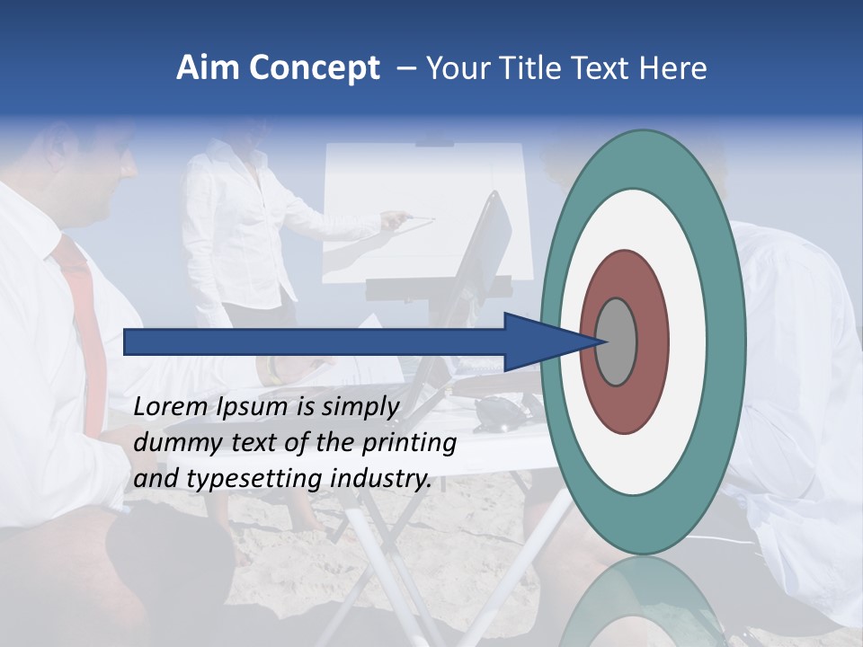 Computer Finance Team PowerPoint Template