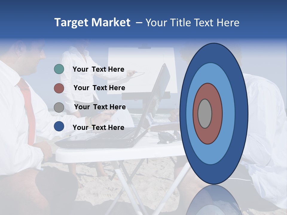 Computer Finance Team PowerPoint Template